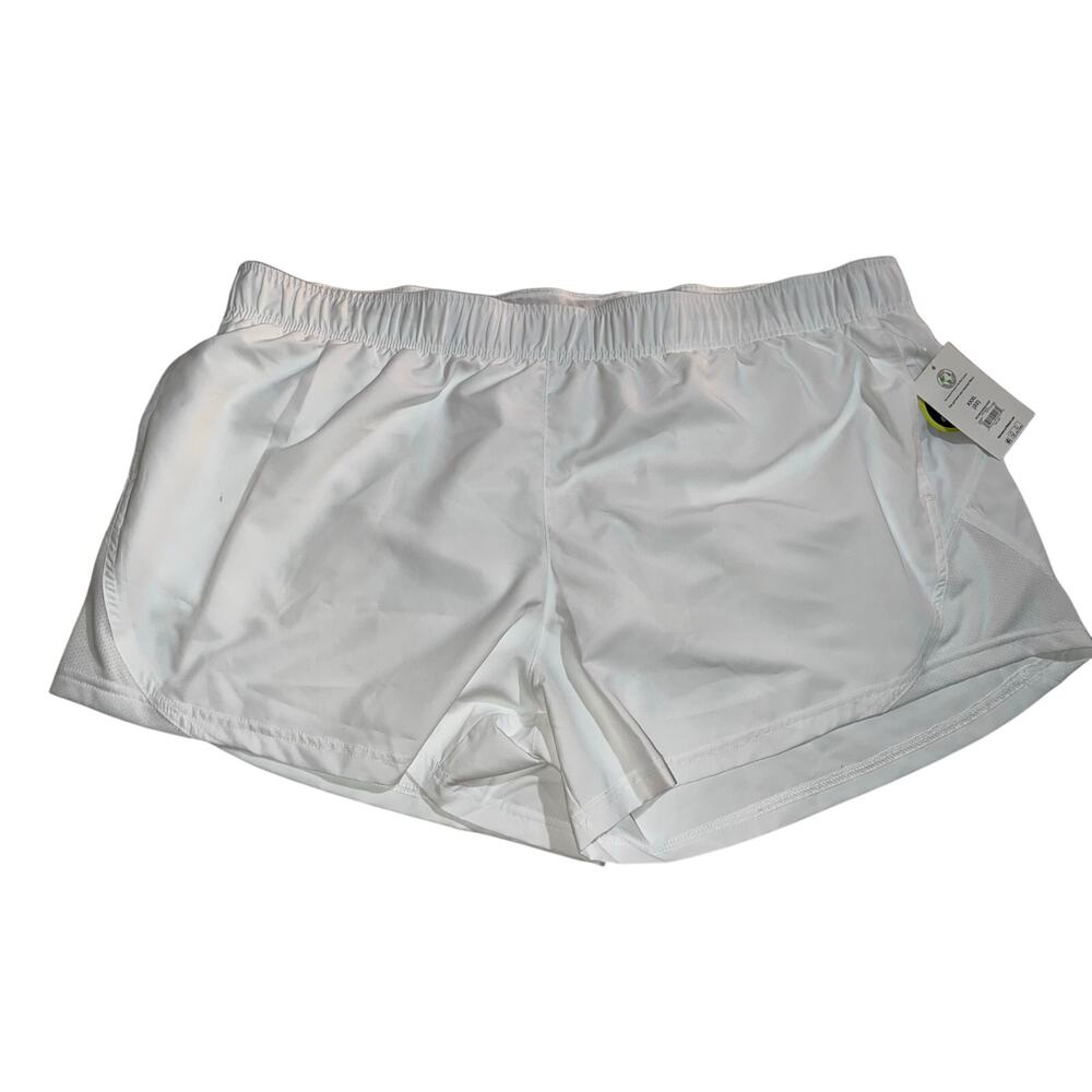 Athletic women’s New vivid white AW core running shorts